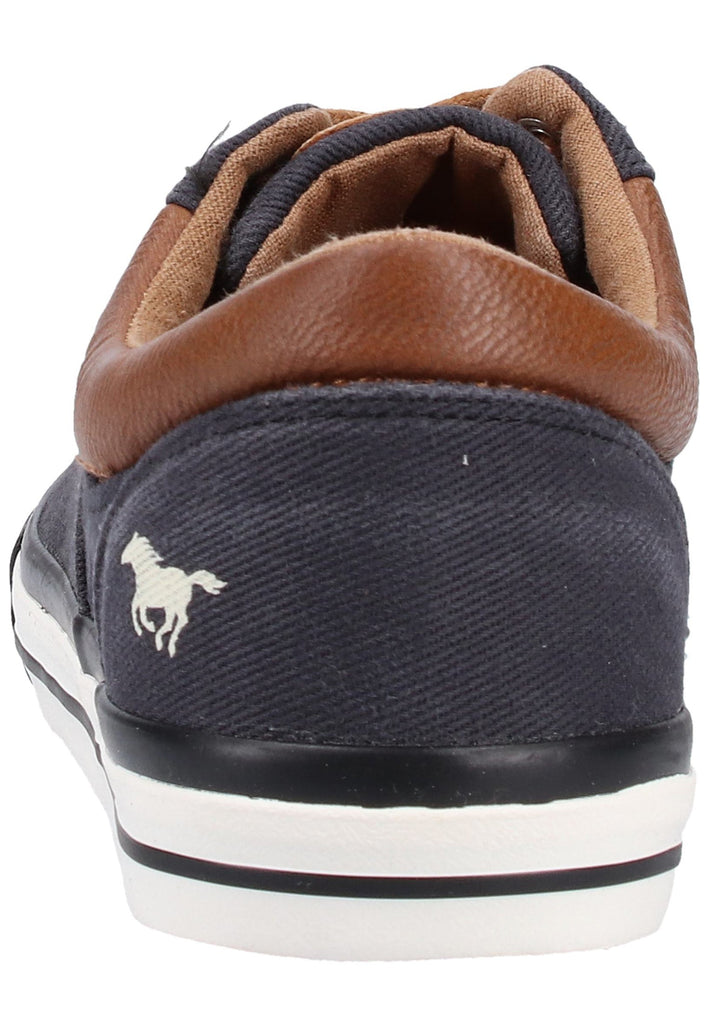 Mustang Sneaker Lederimitat/Textil Schwarz - surf4shoes