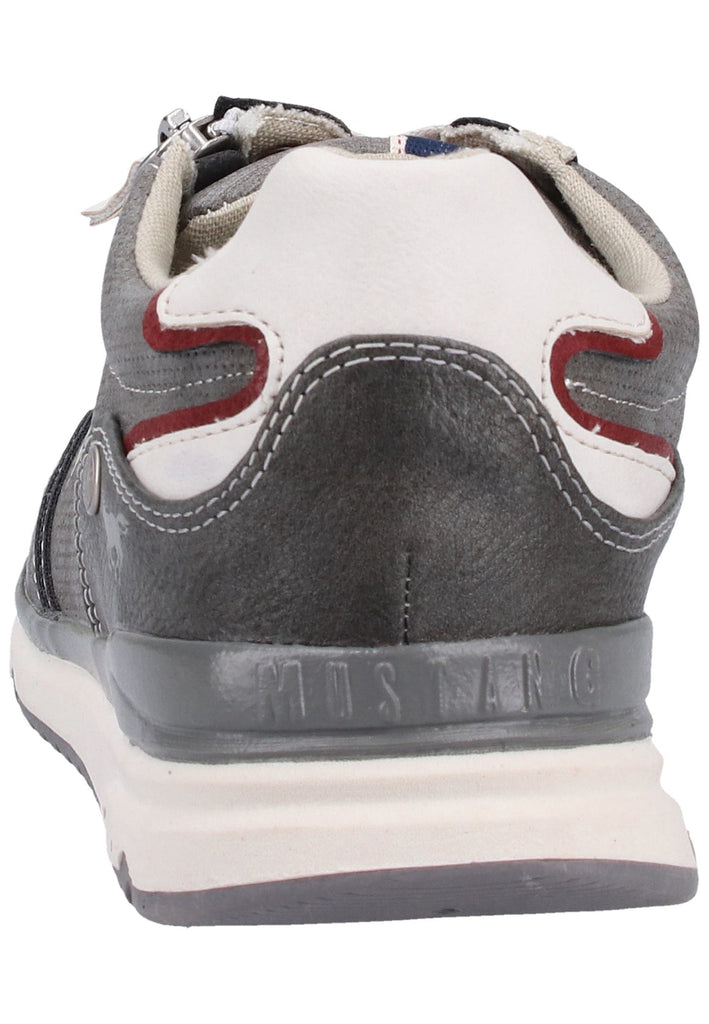 Mustang Sneaker Lederimitat Dunkelgrau - surf4shoes