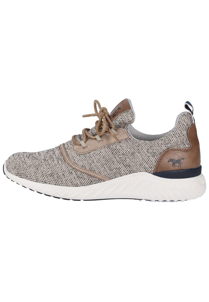 Mustang Sneaker Lederimitat/Textil Beige - surf4shoes