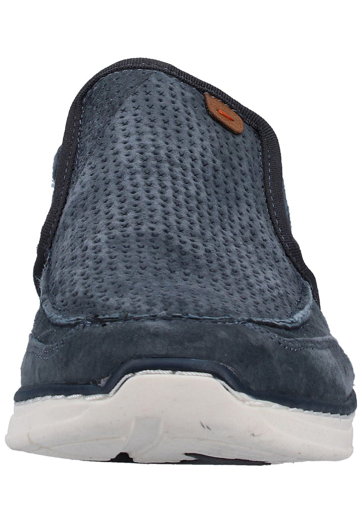 Mustang Slipper Leder Dunkelblau - surf4shoes