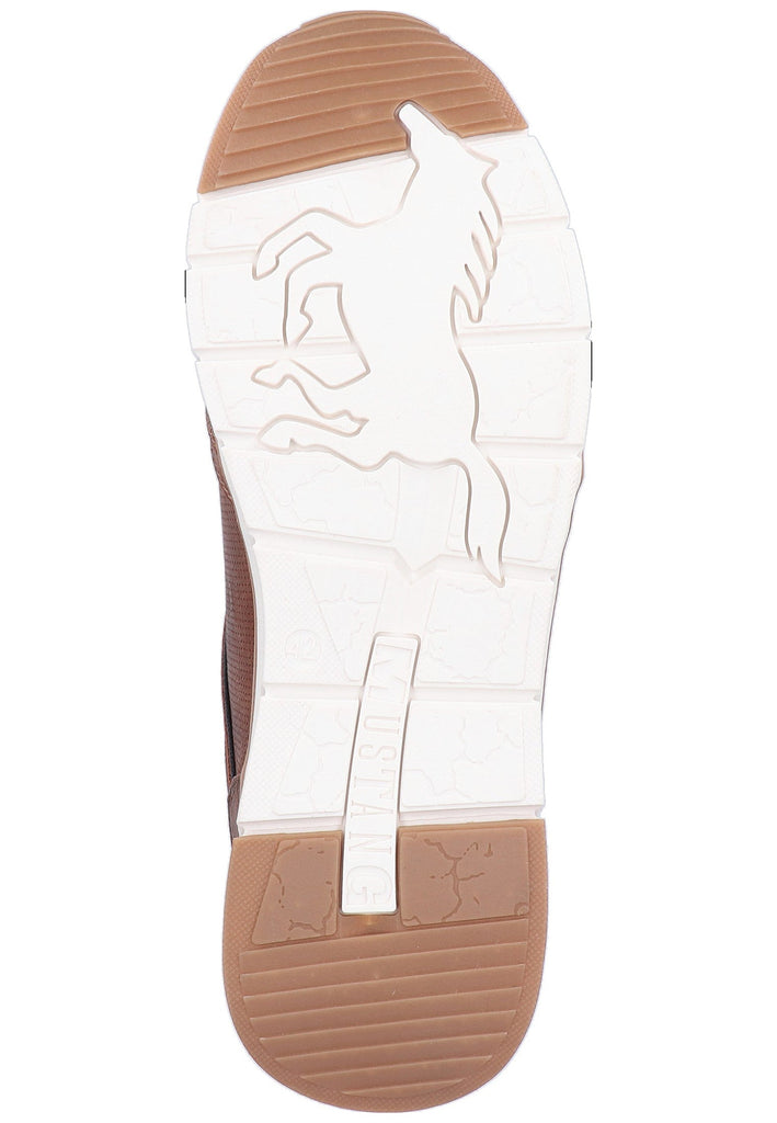 Mustang Sneaker Lederimitat Kastanie - surf4shoes