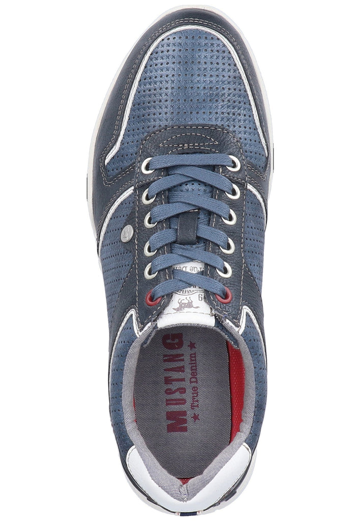 Mustang Sneaker Lederimitat Navy - surf4shoes
