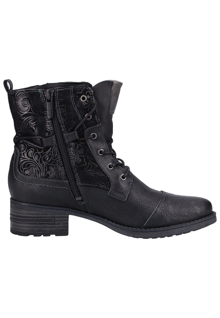 Mustang Stiefelette Lederimitat Graphit - surf4shoes