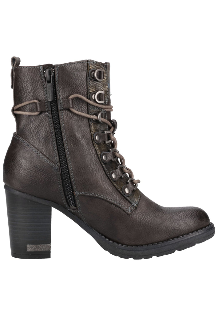 Mustang Stiefelette Lederimitat Mokka - surf4shoes