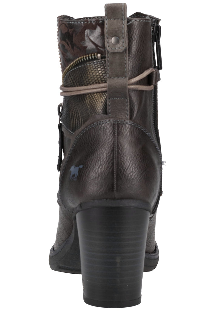 Mustang Stiefelette Lederimitat Mokka - surf4shoes