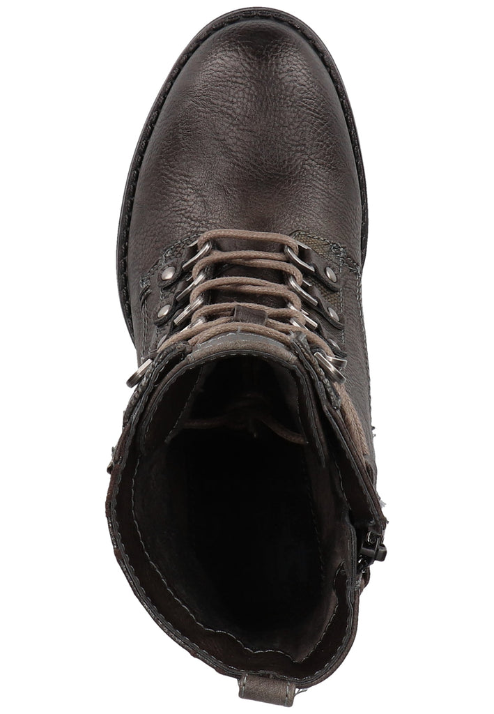 Mustang Stiefelette Lederimitat Mokka - surf4shoes