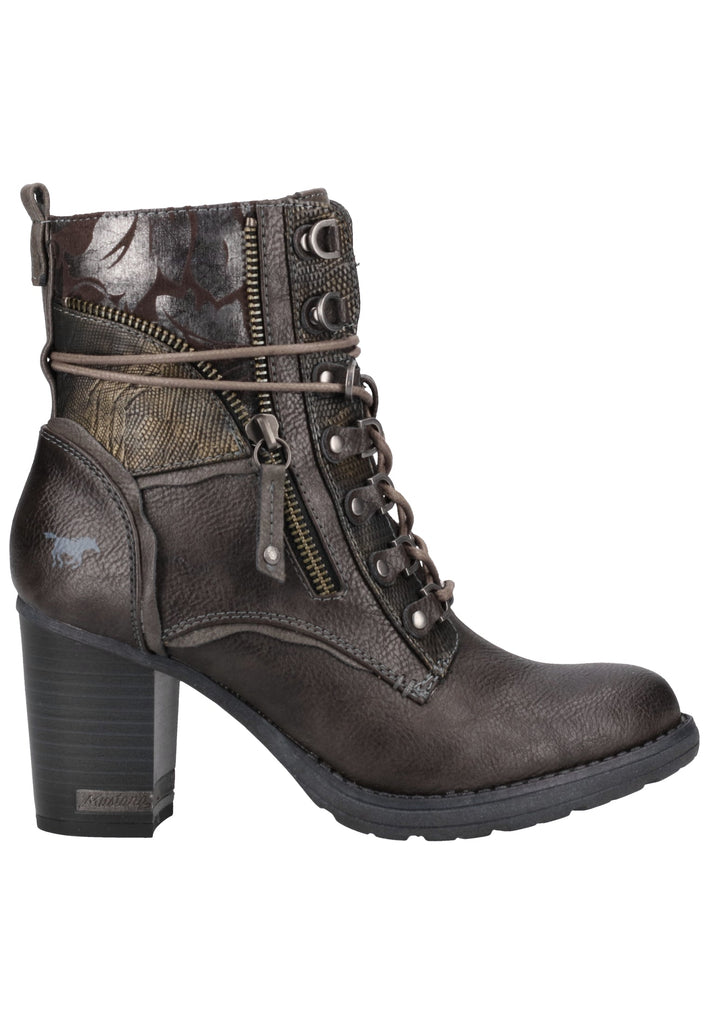 Mustang Stiefelette Lederimitat Mokka - surf4shoes