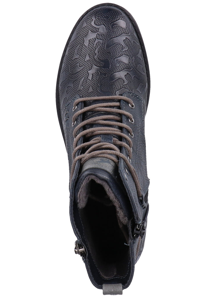 Mustang Stiefelette Lederimitat Navy - surf4shoes