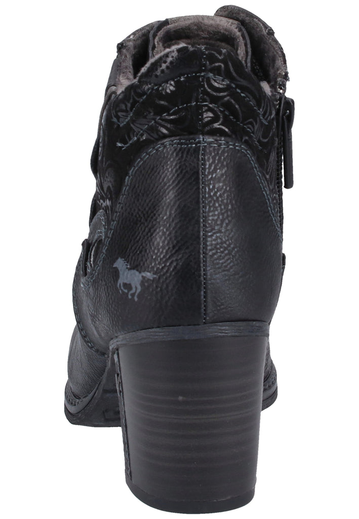 Mustang Stiefelette Lederimitat Graphit - surf4shoes