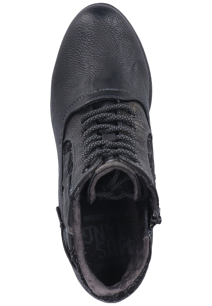 Mustang Stiefelette Lederimitat Graphit - surf4shoes