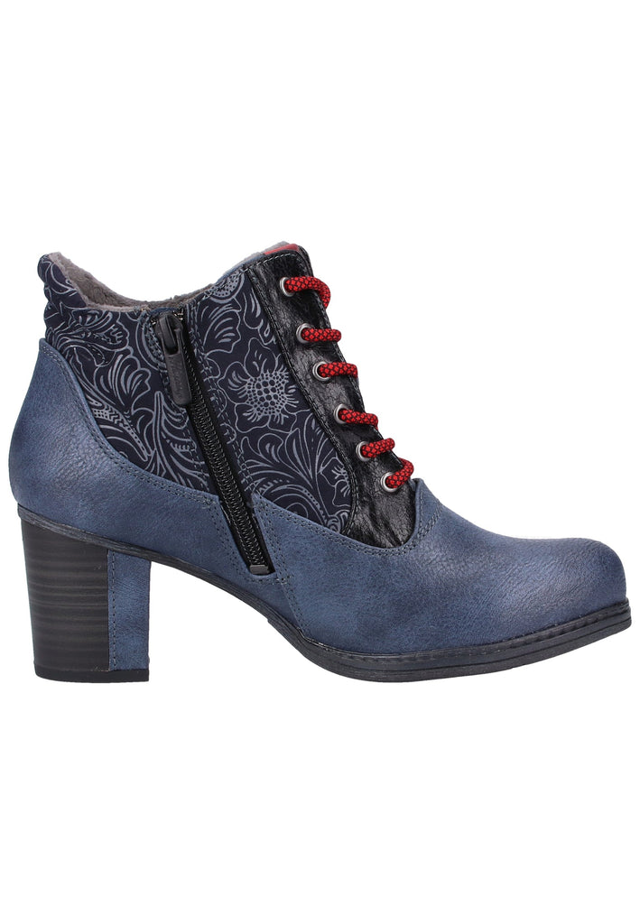 Mustang Stiefelette Lederimitat Dunkelblau - surf4shoes