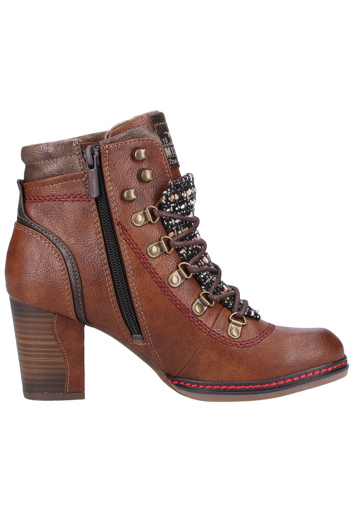 Mustang Stiefelette Lederimitat Braun - surf4shoes