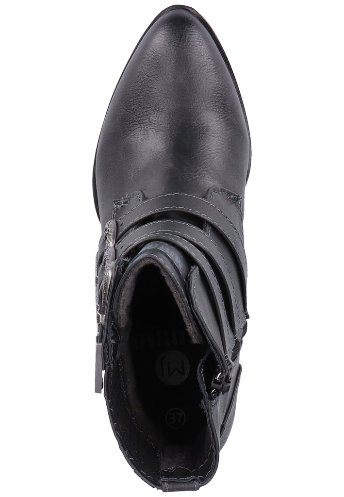 Mustang Stiefelette Lederimitat Graphit Warmfutter - surf4shoes