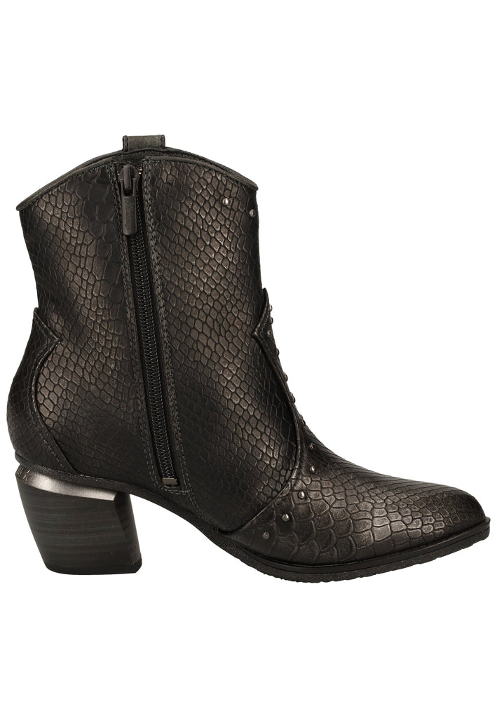 Mustang Stiefelette Lederimitat Graphit Warmfutter - surf4shoes