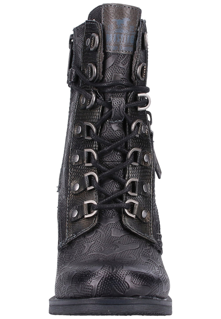 Mustang Stiefelette Lederimitat Graphit Warmfutter - surf4shoes