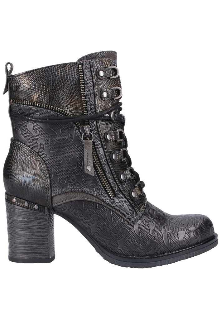 Mustang Stiefelette Lederimitat Graphit Warmfutter - surf4shoes