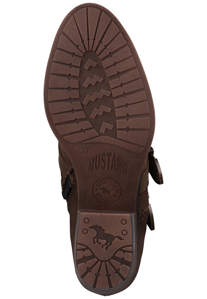 Mustang Stiefelette Lederimitat Cigar - surf4shoes