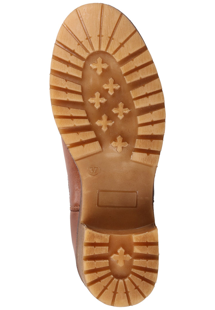 Mustang Stiefelette Leder/Textil Cognac - surf4shoes