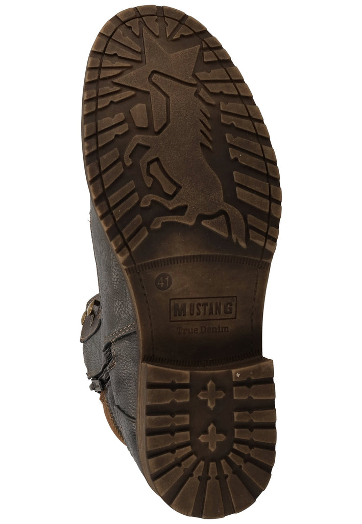 Mustang Stiefelette Lederimitat Graphit - surf4shoes