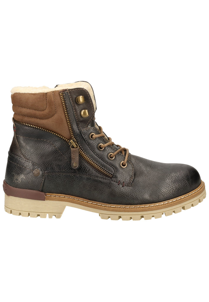 Mustang Stiefelette Lederimitat Graphit - surf4shoes