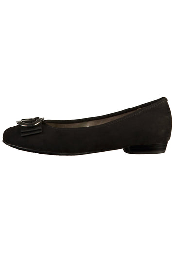Jenny Ballerinas Lederimitat Schwarz - surf4shoes