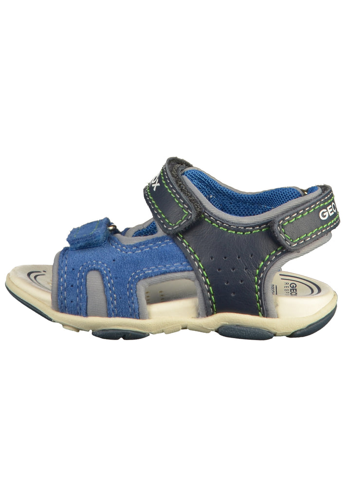 Geox Sandalen Leder/Textil Navy - surf4shoes