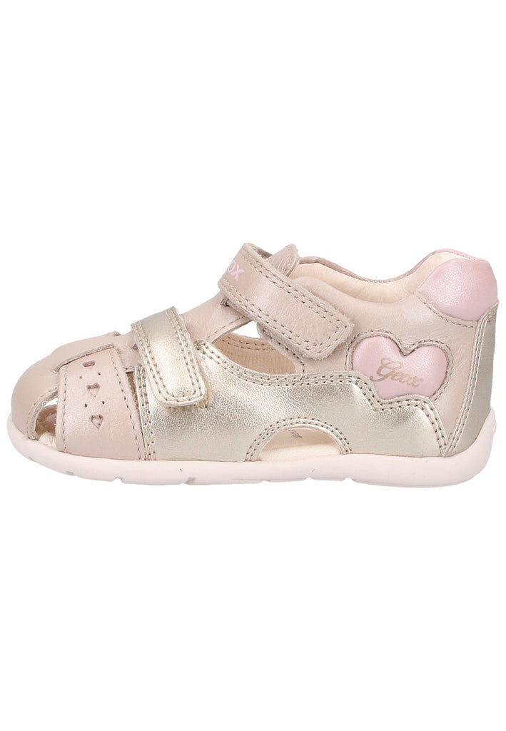 Geox Sandalen Leder Beige/Pink - surf4shoes