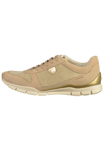 Geox Sneaker Veloursleder/Textil Beige - surf4shoes