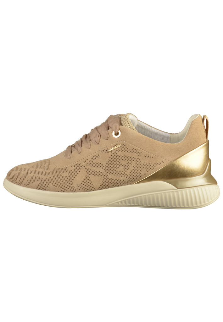Geox Sneaker Leder/Textil Taupe - surf4shoes