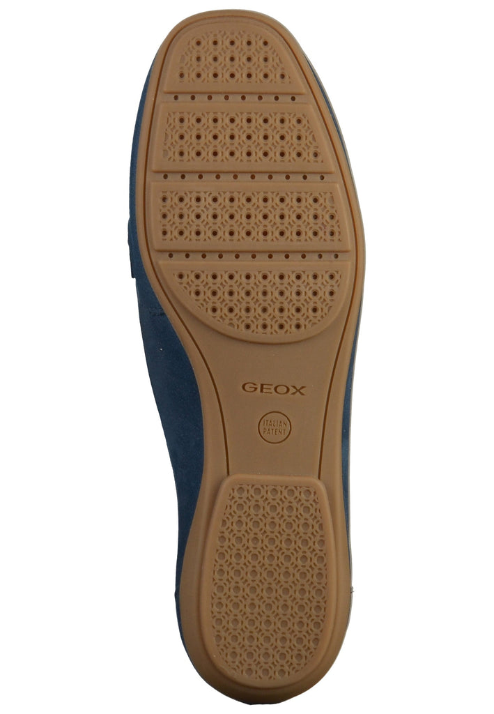 Geox Mokassin Leder Blau - surf4shoes