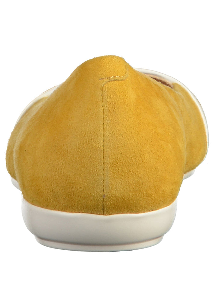 Geox Ballerinas Veloursleder Gelb - surf4shoes