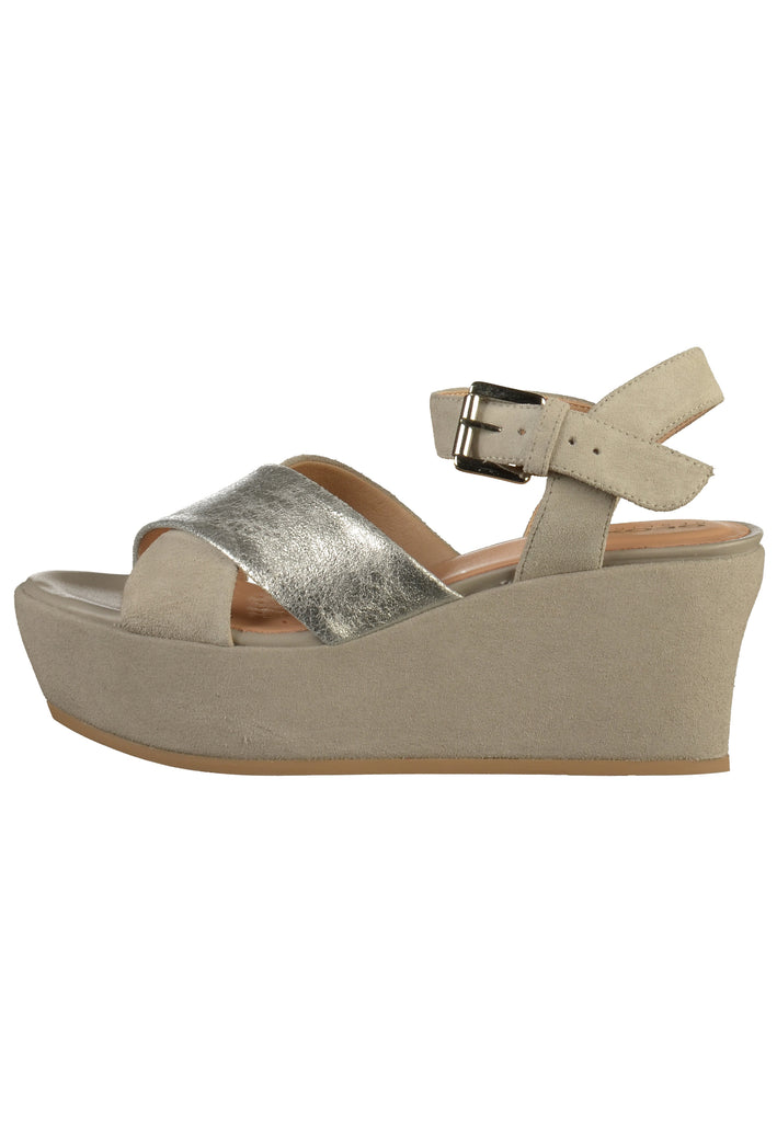 Geox Sandalen Leder Silber - surf4shoes