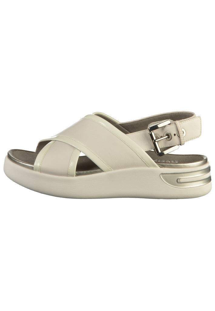Geox Sandalen Nappaleder Weiß - surf4shoes