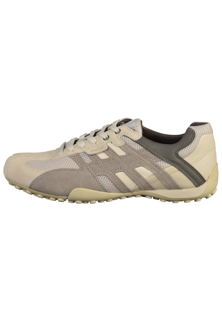 Geox Sneaker Veloursleder/Mesh Beige/Grau - surf4shoes
