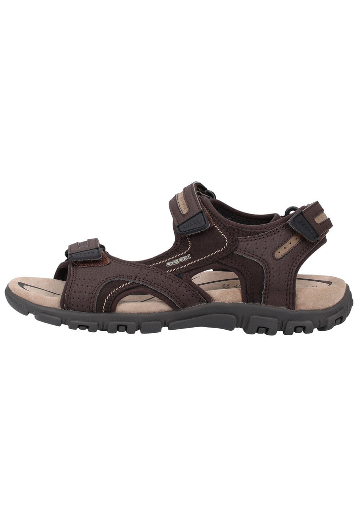Geox Sandalen Lederimitat Braun - surf4shoes