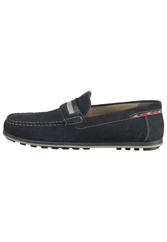 Geox Mokassin Veloursleder Blau - surf4shoes