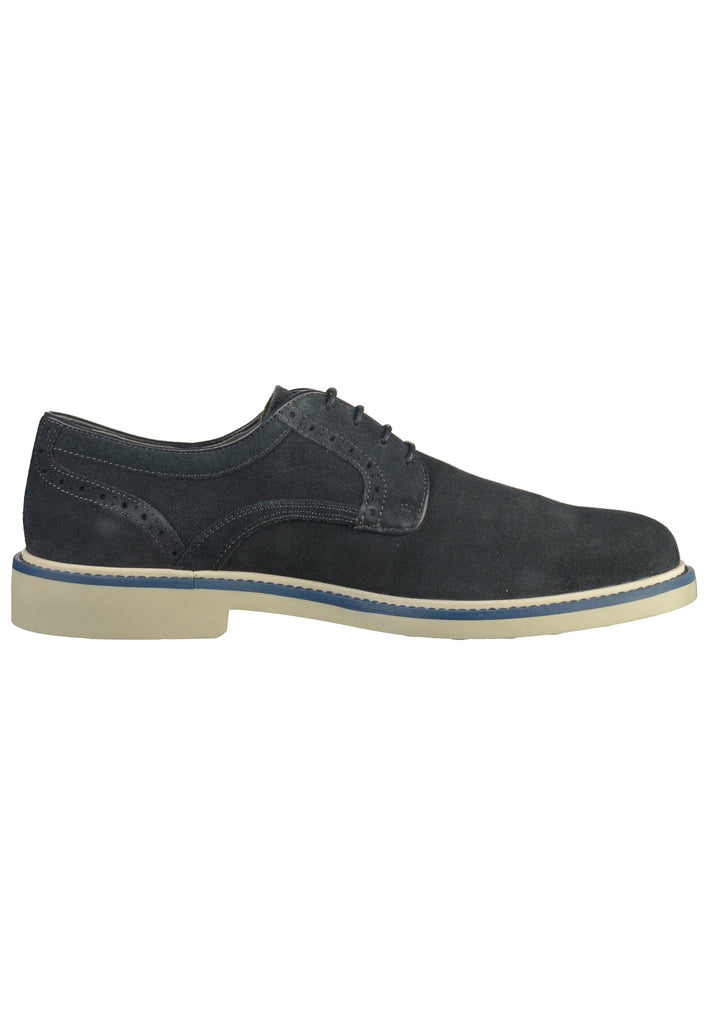 Geox Halbschuhe Veloursleder Blau - surf4shoes