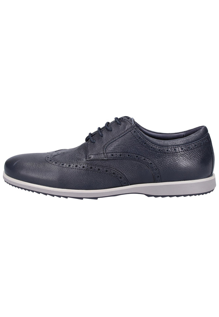 Geox Halbschuhe Leder Blau - surf4shoes
