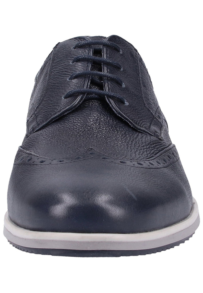 Geox Halbschuhe Leder Blau - surf4shoes