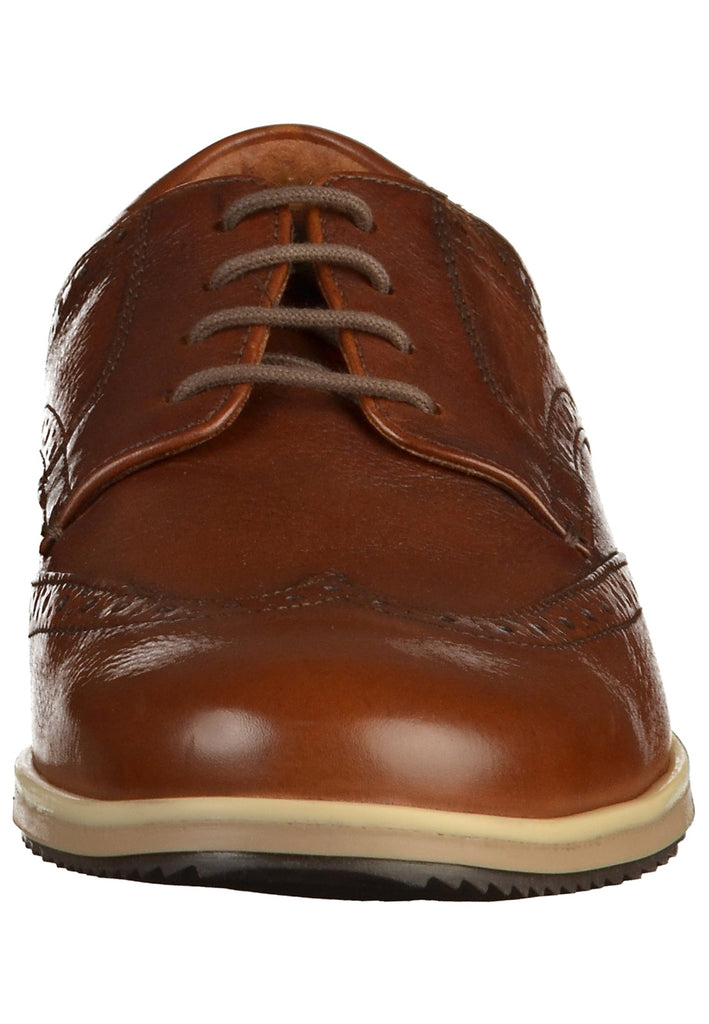 Geox Halbschuhe Leder Cognac - surf4shoes