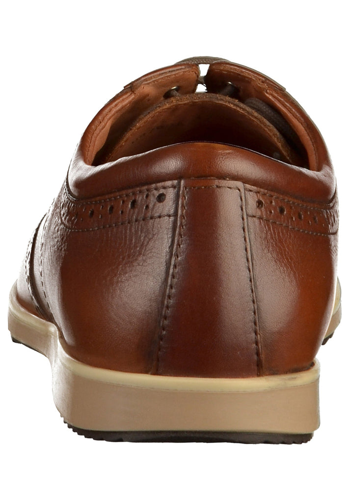 Geox Halbschuhe Leder Cognac - surf4shoes