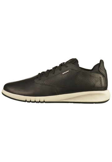Geox Sneaker Leder Schwarz - surf4shoes