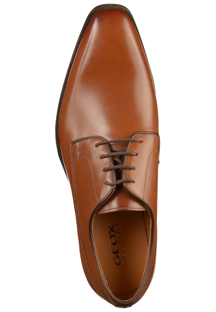 Geox Businessschuhe Leder Cognac - surf4shoes