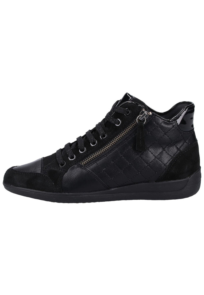 Geox Sneaker Leder/Synthetik Schwarz - surf4shoes