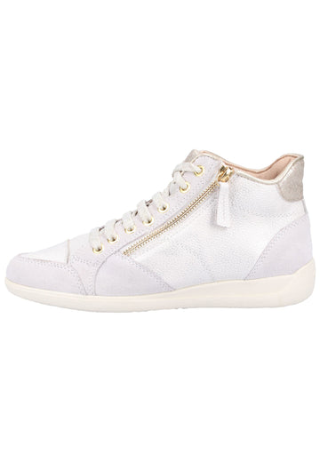 Geox Sneaker Veloursleder/Textil Silber - surf4shoes