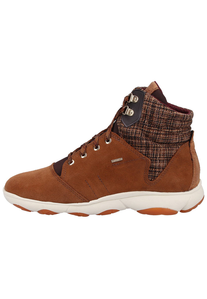 Geox Stiefelette Leder/Textil Tabak - surf4shoes