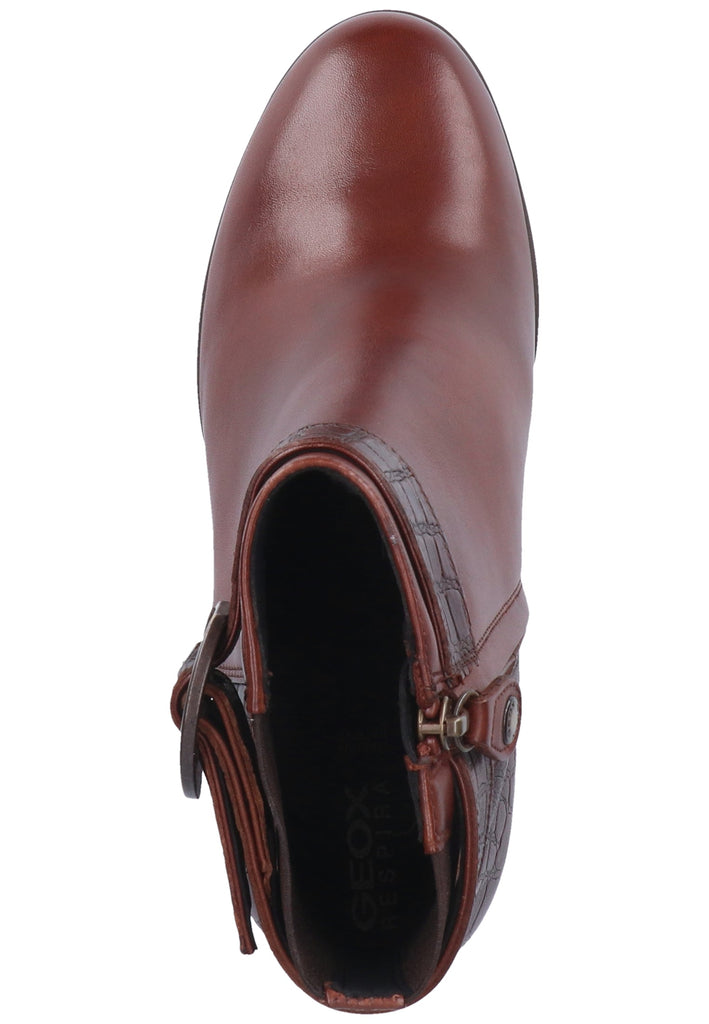 Geox Stiefelette Nappaleder Cognac - surf4shoes