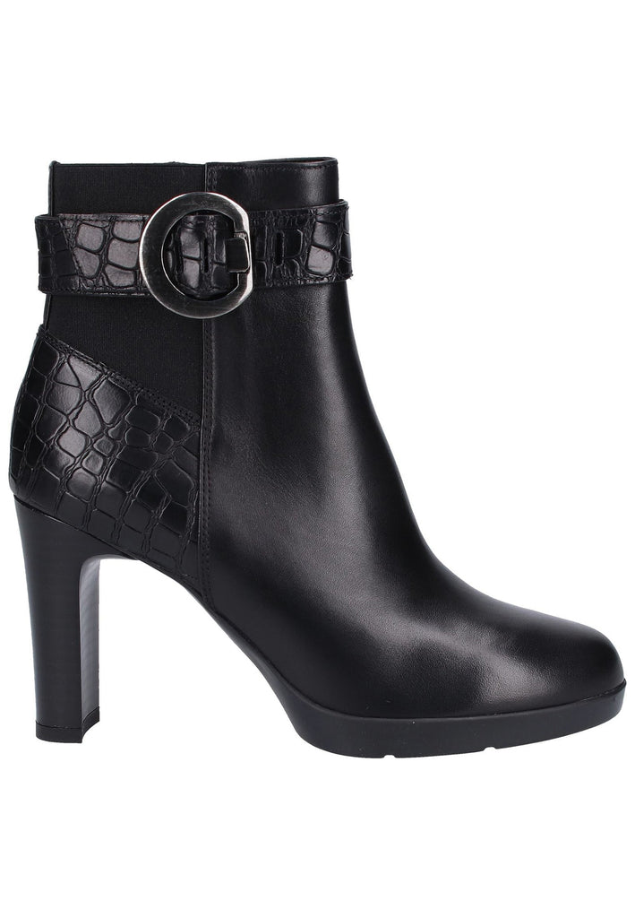 Geox Stiefelette Nappaleder Schwarz - surf4shoes