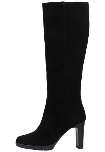 Geox Stiefel Veloursleder Schwarz - surf4shoes