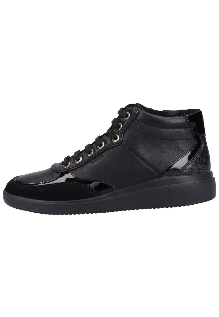 Geox Sneaker Leder/Synthetik Schwarz - surf4shoes